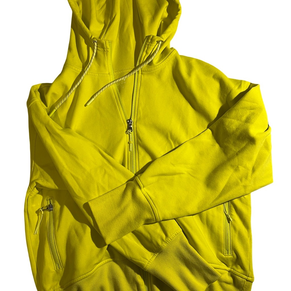 Old Navy Women's Zip-Up Hoodie in Bright Yellow